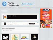 Tablet Screenshot of guatemalaradio.net